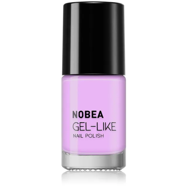 NOBEA Day-to-Day Gel-like Nail Polish Geeliefektiga küünelakk varjund #N69 Sweet violet 6 ml