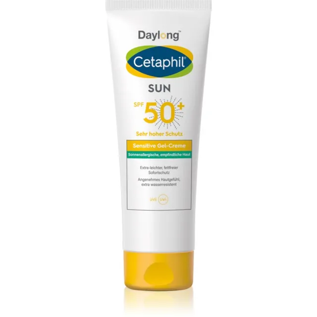 Daylong Cetaphil SUN Sensitive Gel-Creme Kerge kaitsev geel-kreem tundlikule nahale SPF 50+ 100 ml
