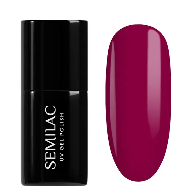 SEMILAC UV Gel Nail Polish No.028 Classic Wine 7ml