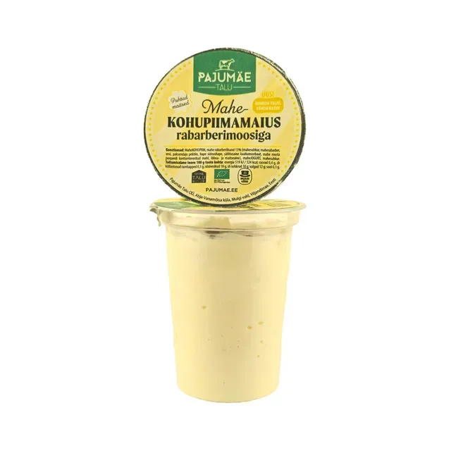 Mahe-kohupiimamaius rabarberimoosiga, PAJUMÄE TALU, 380 g