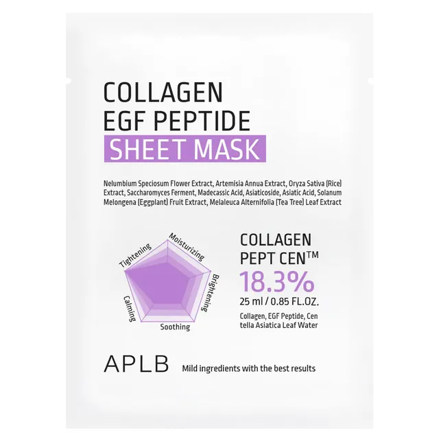 APLB Collagen EGF Peptide Sheet Mask 25ml