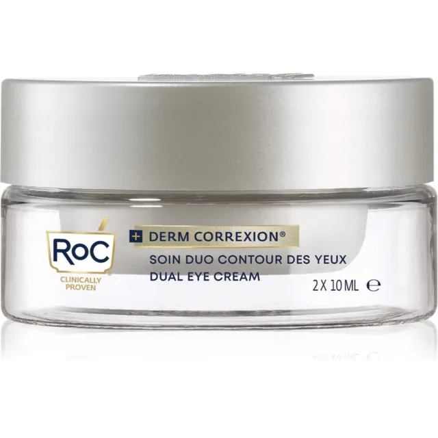 RoC Derm Correxion Dual Eye Kortsudevastane kreem silmaümbrusele kaks-ühes 2x10 ml