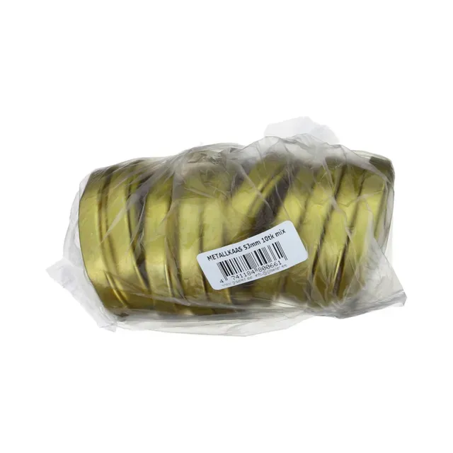 Metallkaas 5,3cm pudelile, 10 tk