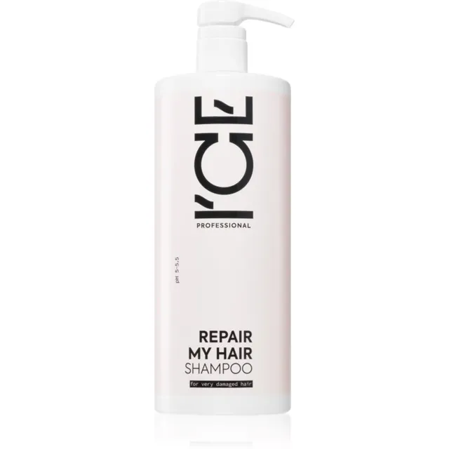 Natura Siberica ICE Professional Repair My Hair Õrn puhastav šampoon keratiiniga 1000 ml