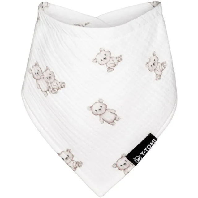 T-TOMI Muslin Bib Teddy pudipõll 30 x 45 cm 1 tk