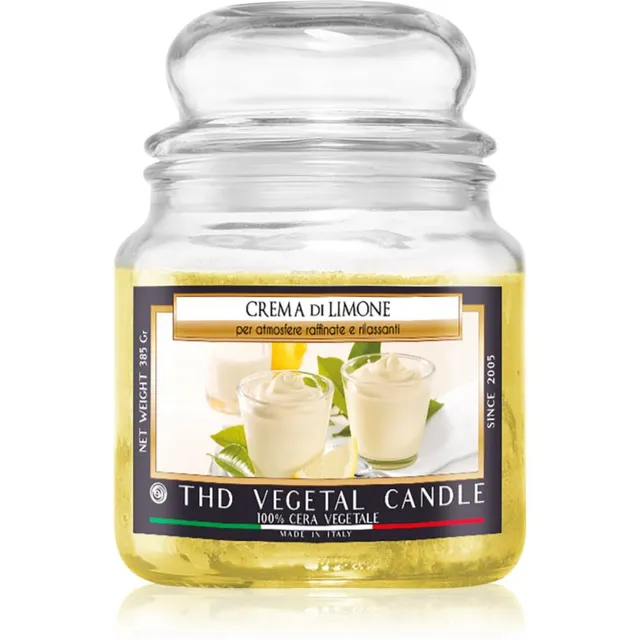 THD Italian Luxury Crema Di Limone lõhnaküünal 400 g