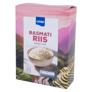 Coop Basmati riis 4*125g