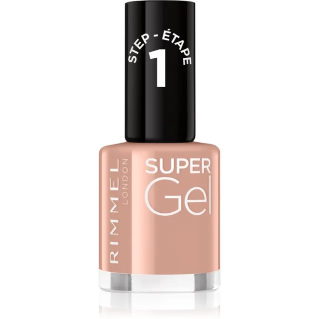 Rimmel Super Gel Geelküünelakk ilma UV / LED-lampide kasutamiseta varjund 022 Shamelessly 12 ml