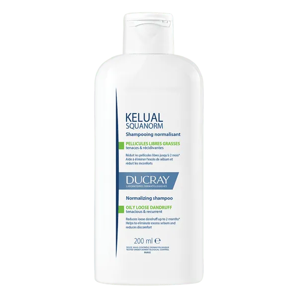 DUCRAY KELUAL SQUANORM SHAMPOON RASUSELE PEANAHALE 200ML