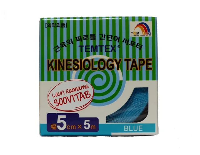 TEMTEX KINESIOLOOGILINE TEIP 5CMX5M SININE N1