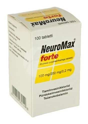NEUROMAX FORTE TBL 100MG+200MG+0.2MG N100