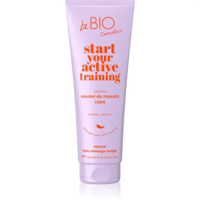 beBIO Start Your Active Training taastav massaažiõli 250 ml