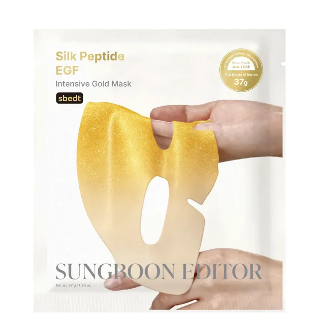 SUNGBOON EDITOR Silk Peptide EGF Intensive Gold Sheet Mask 37g