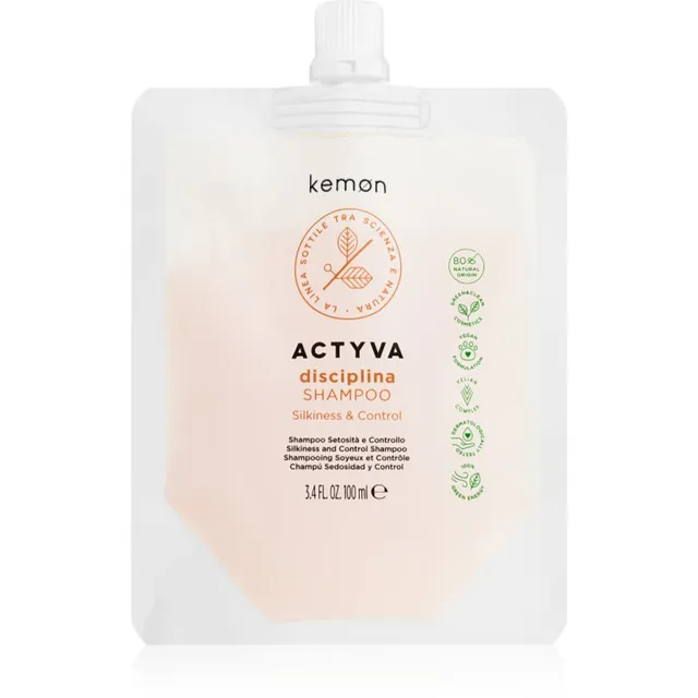 Kemon Group Actyva Disciplina Taastav ja niisutav šampoon habrastele ja tuhmidele juustele 100 ml