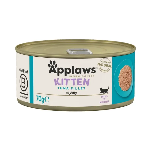 Applaws kassipojakonserv, tuunikala želees, 70 g