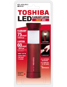 Toshiba taskulamp-latern 2in1 LED KFL-403L(R) punane