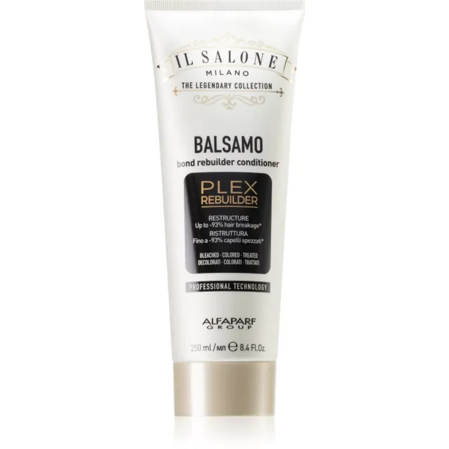 Alfaparf Milano Il Salone Milano Plex Rebuilder Palsam blondeeritud, värvitud ja keemiliselt töödeldud juustele 250 ml