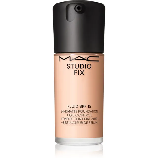 MAC Cosmetics Studio Fix Fluid SPF 15 24HR Matte Foundation + Oil Control Matistav jumestuskreem SPF 15 varjund N18 30 ml