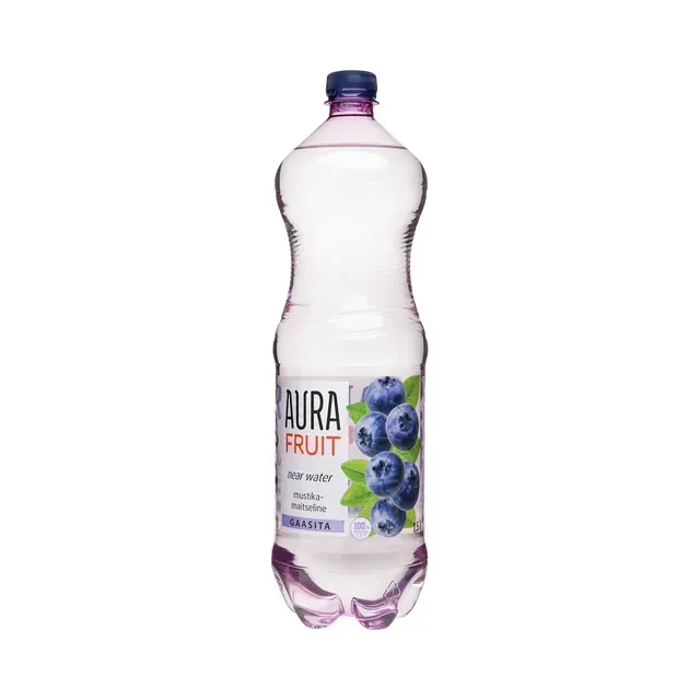 Mustikamaitseline jook, AURA FRUIT, 1,5 L