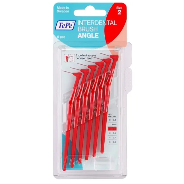 TePe Angle Size 2 Hambavaheharjad 0,5 mm 6 tk