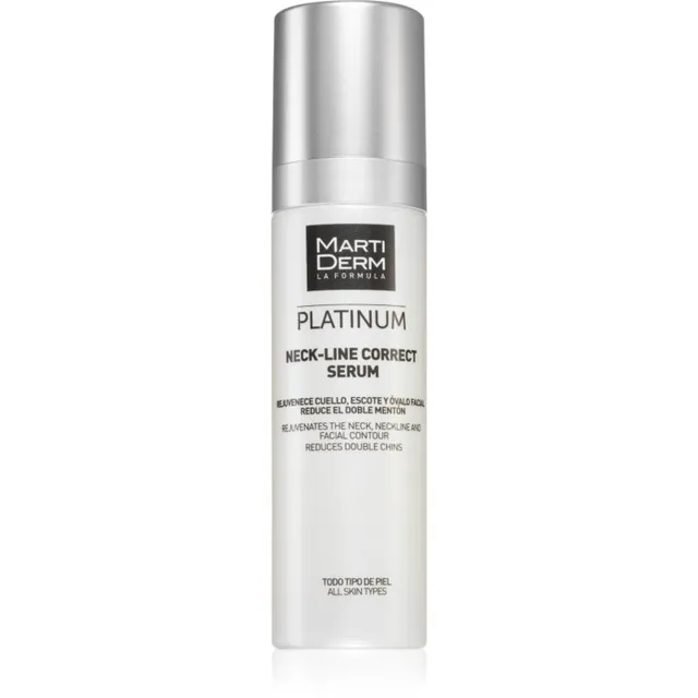 MartiDerm Platinum Neck-Line Correct Serum Intensiivne tõstev ja pinguldav seerum kaela ja lõua pinguldamiseks 50 ml