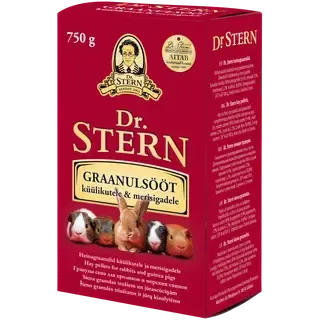 Dr.Stern graanulsööt meriseale ja küülikule eestimaisest mahedast heinast 750g