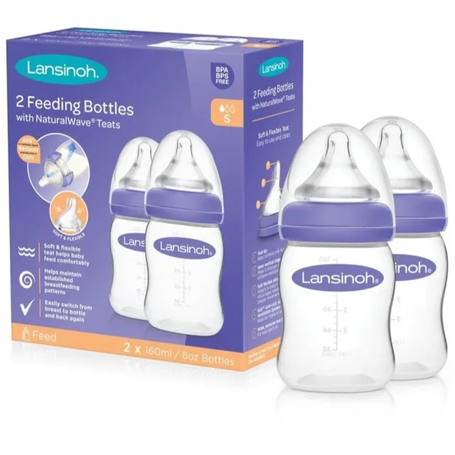 Lansinoh NaturalWave beebipudel 2x160 ml