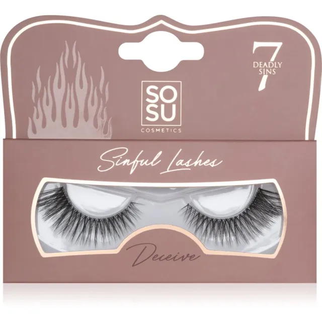 SOSU Cosmetics 7 Deadly Sins Lashes Kunstripsmed Deceive 1 tk