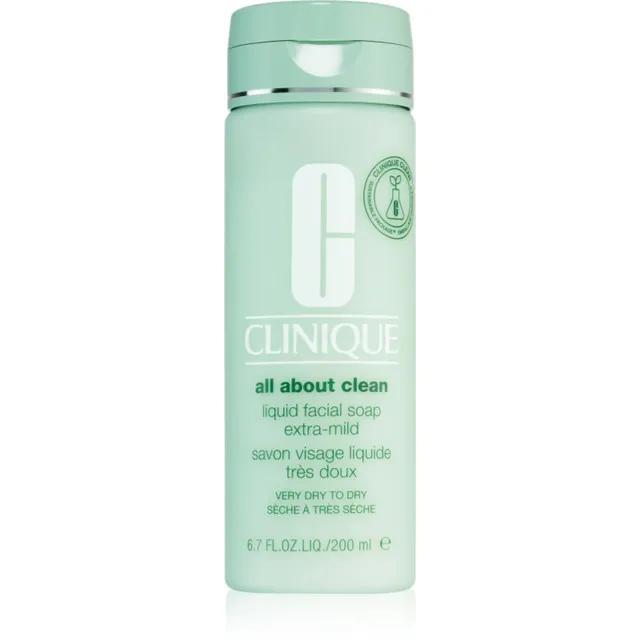 Clinique Liquid Facial Soap Extra-Mild Vedelseep kuivale ja väga kuivale nahale 200 ml