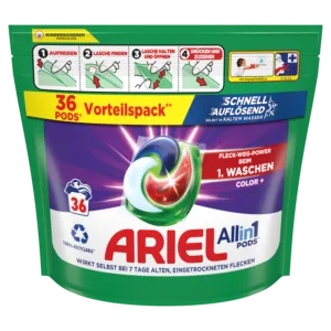 Ariel Geelkapslid Color+ 36tk