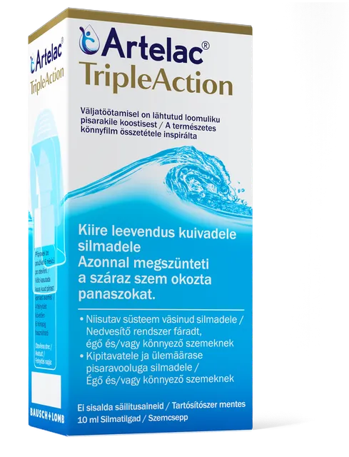 ARTELAC TRIPLE ACTION SILMATILGAD 10ML