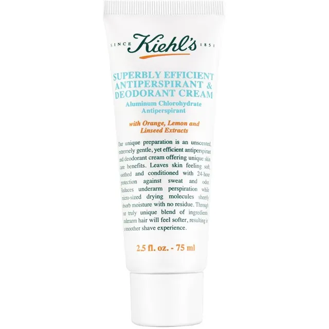 Kiehl's Superbly Efficient Antiperspirant & Deodorant Cream Kreemjas antiperspirant kõigile nahatüüpidele 75 ml