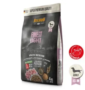 BELCANDO kiirkastmega kuivtoit ülekaalulisele või eakale koerale, väikesed graanulid (FINEST LIGHT)