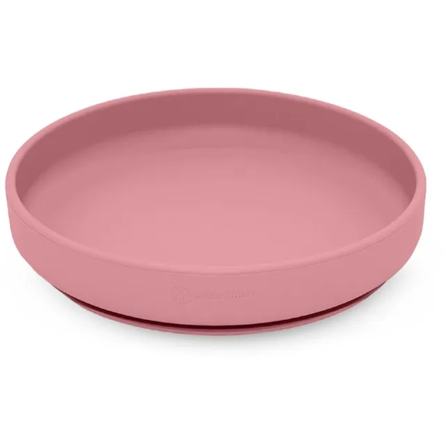 Petite&Mars Take&Match Silicone Plate taldrik iminapaga Dusty Rose 6 m+ 1 tk