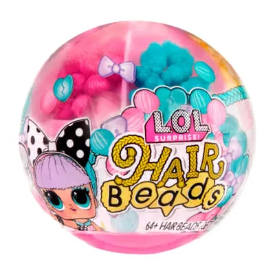 Nukk LOL Hair juuksehelmestega 5cm SS25