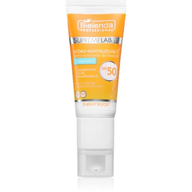 Bielenda Professional Supremelab Energy Boost Niisutav näokreem C-vitamiiniga SPF 50 40 ml