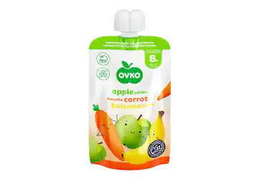 Õunt.porg.ja ban.püree OVKO 120g 6k