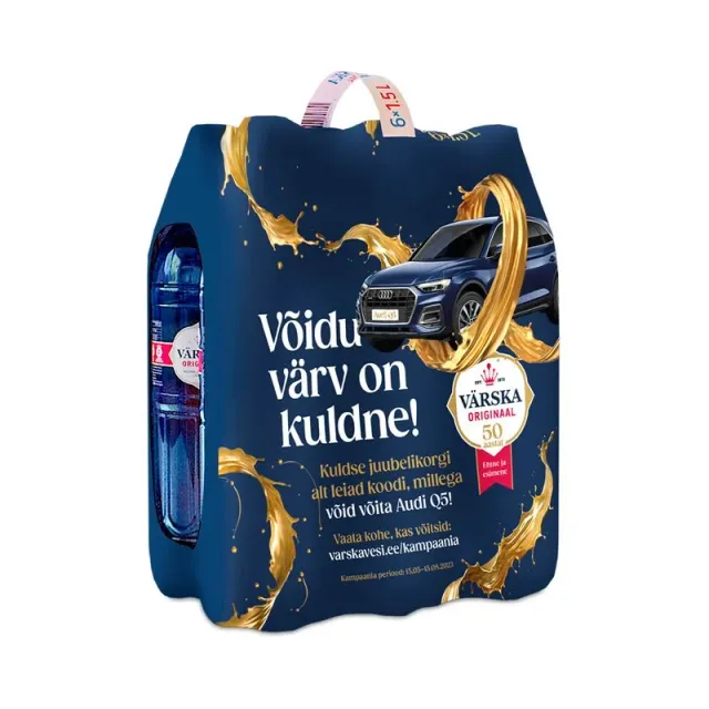 Värska Originaal Mineraalvesi 6×1,5L