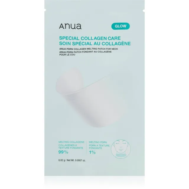 Anua PDRN Collagen Melting Patch For Neck Tõstev ja pinguldav mask kaelale ja dekolteele 4 tk