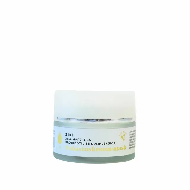Tilk! 2-in-1 Cleansing Cream-Mask With 10% AHA Acids And Probiotic Complex