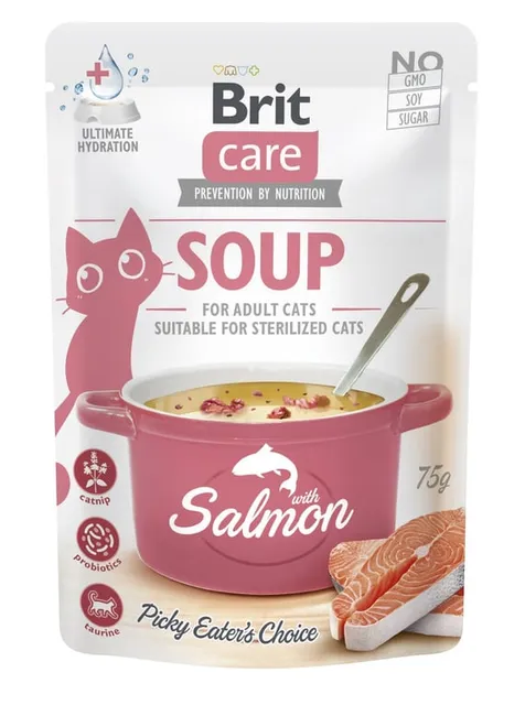 Brit Care supp kassile lõhega, 75 g