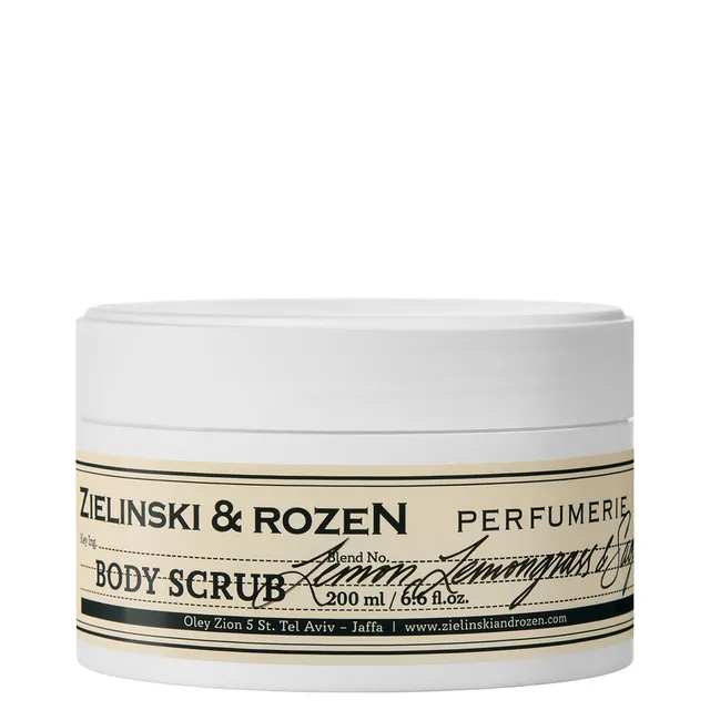 ZIELINSKI & ROZEN Lemon, Lemongrass & Sage Body Scrub 200ml