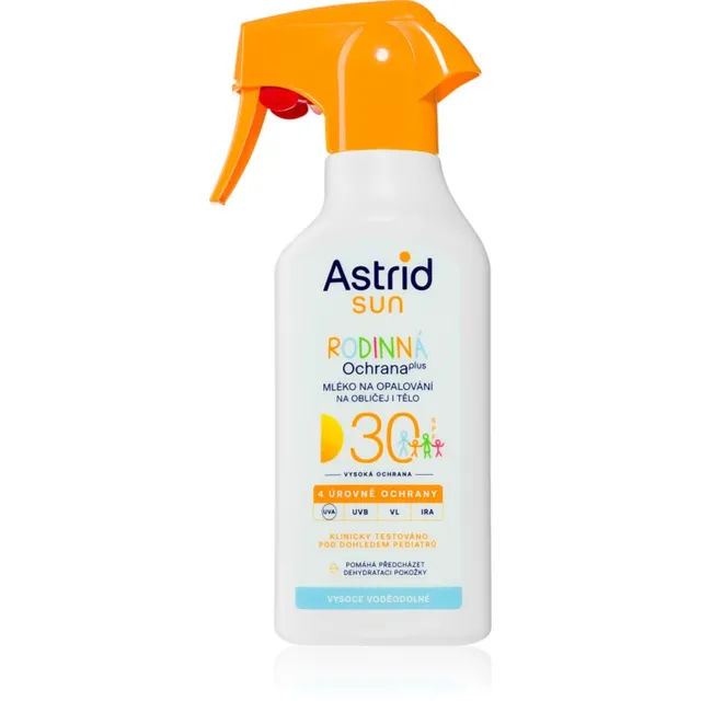 Astrid Sun Päikesekreem kehale pihustiga SPF 30 270 ml