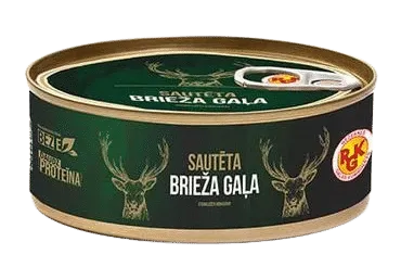 Konservid hautatud hirvelihast RGK,250g