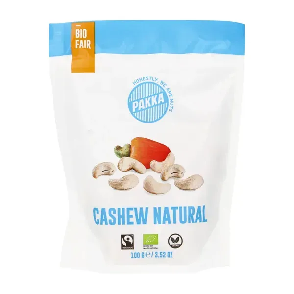 India pähklid CASHEW NATURAL, ökoloogilised
