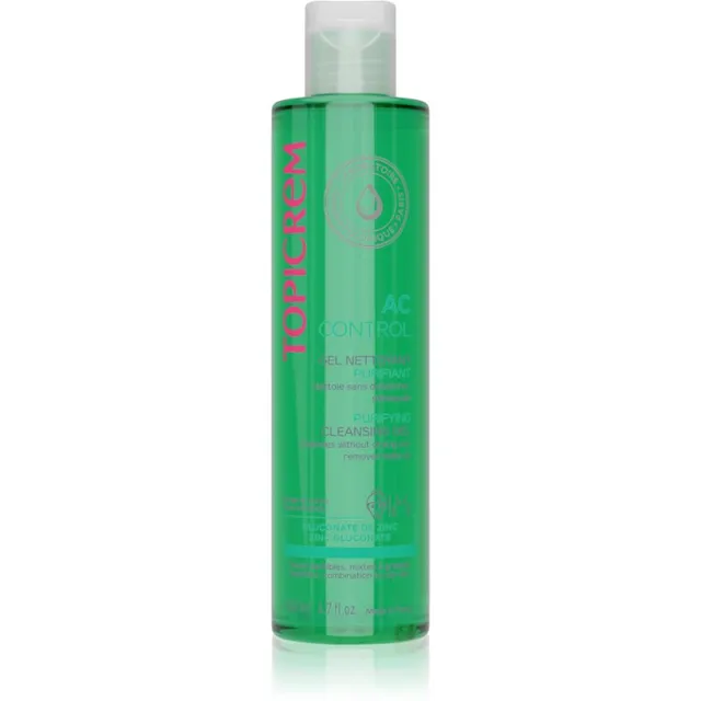 Topicrem AC Purifying Cleansing Gel Sügavpuhastav geel rasusele ja tundlikule nahale 200 ml
