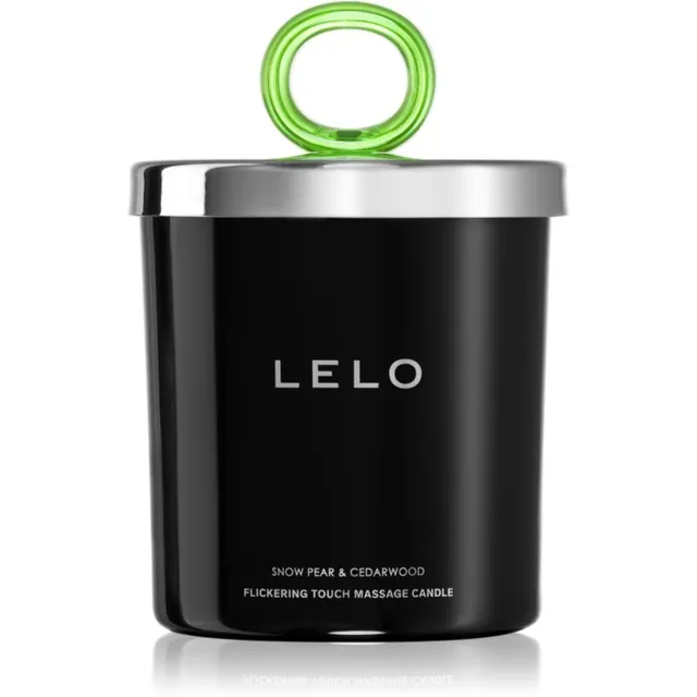 Lelo Flickering Touch Massage Candle massaažiküünal Snow Pear & Cedarwood 150 g