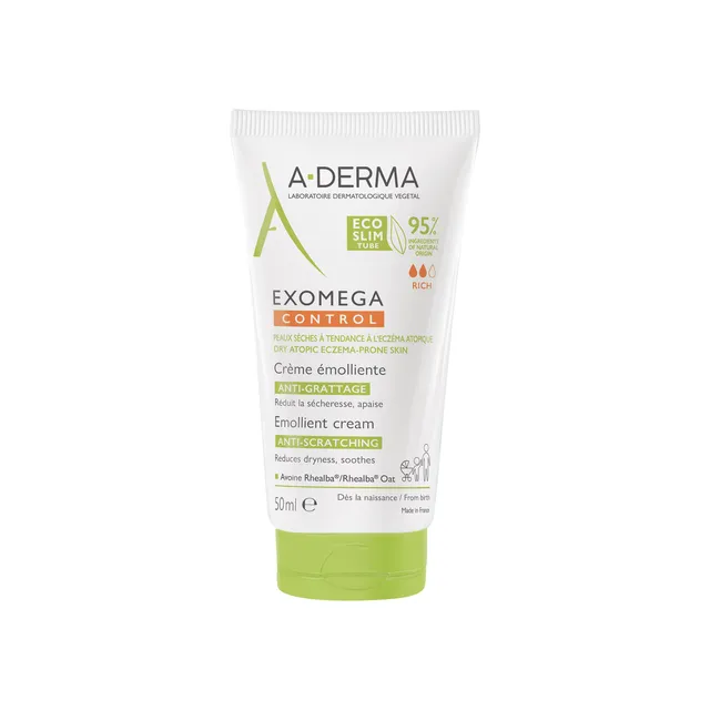 A-DERMA EXOMEGA CONTROL KREEM ATOOPILISELE NAHALE 50ML