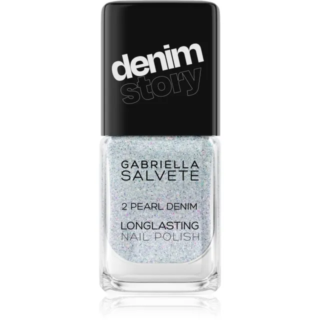 Gabriella Salvete Longlasting Enamel Denim Story Kauapüsiv küünelakk varjund 02 Pearl Denim 11 ml
