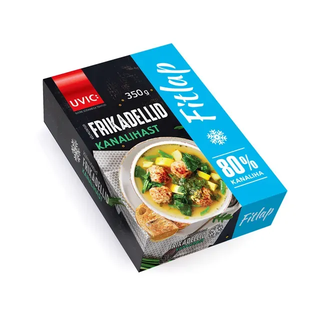 Külmutatud kanaliha frikadellid kaerakliidega, UVIC/FITLAP, 350 g